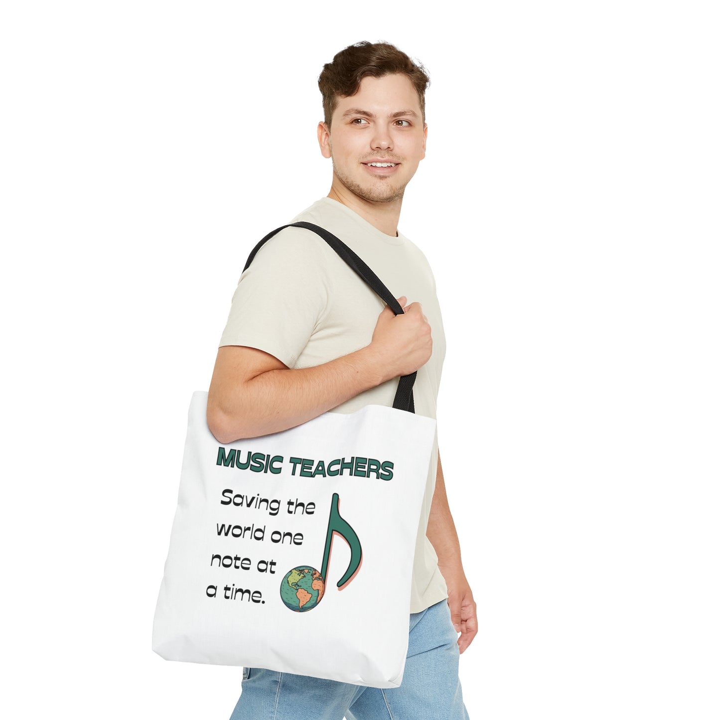 MUSIC TEACHERS SAVE THE WORLD TOTE BAG