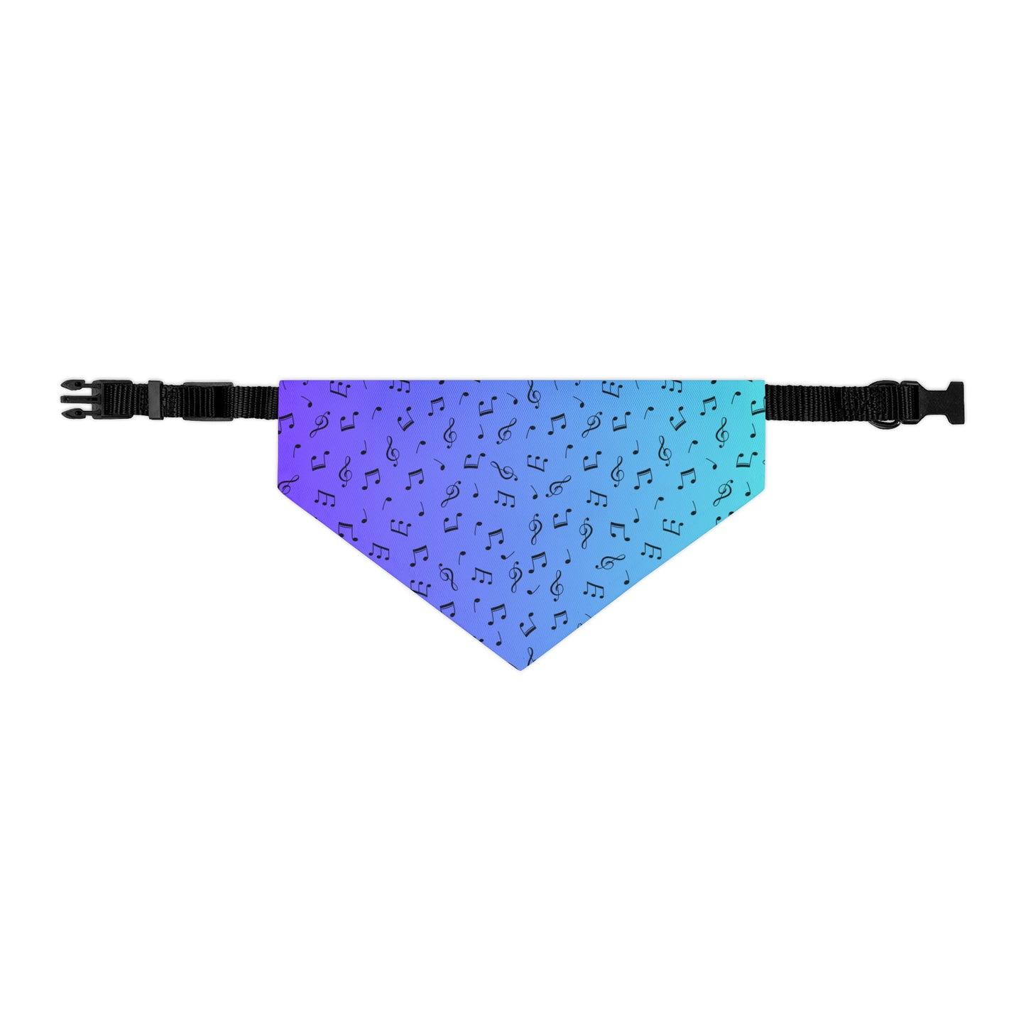 MUSIC NOTES PET BANDANA COLLAR