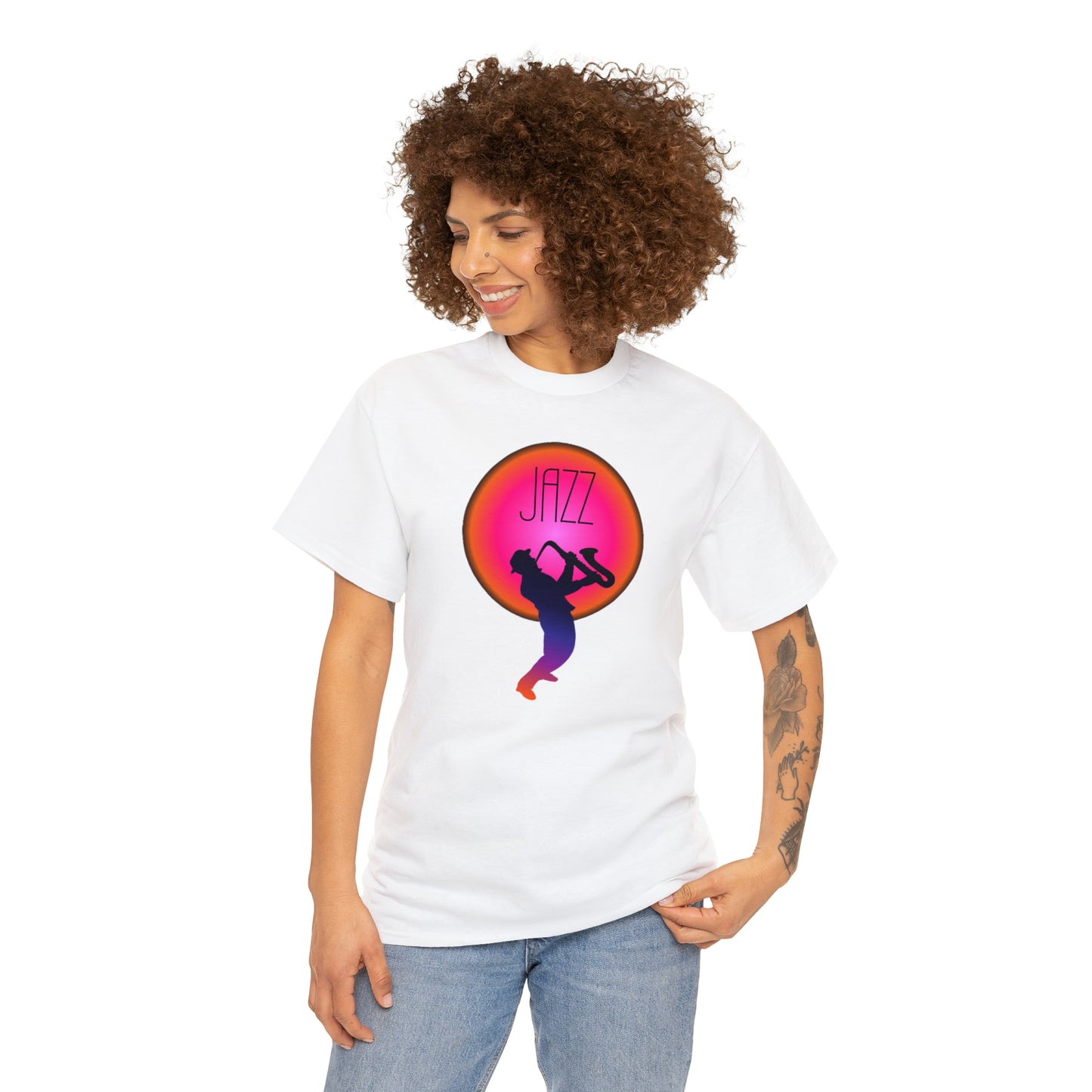 HOT JAZZ SAX TEE SHIRT