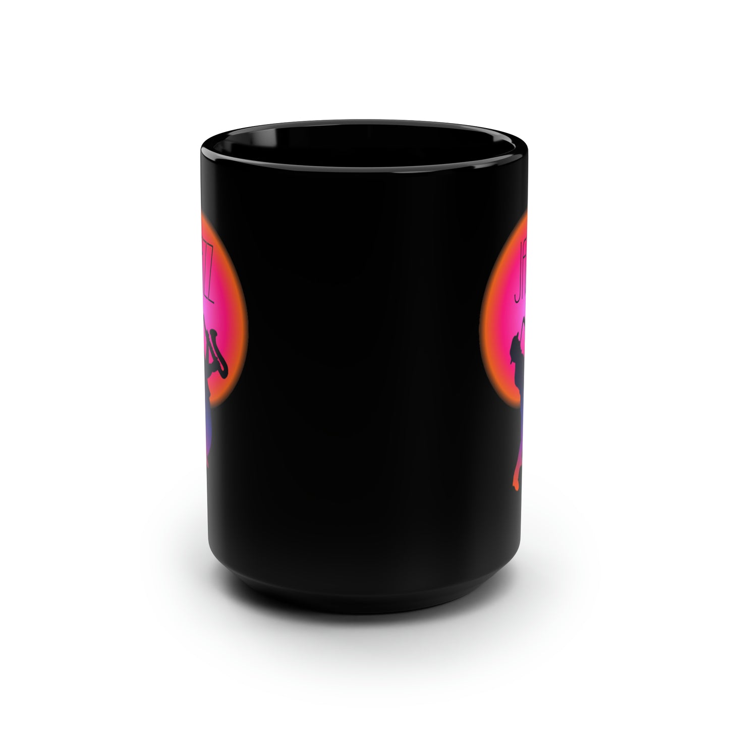 HOT JAZZ BLACK MUG, 15oz