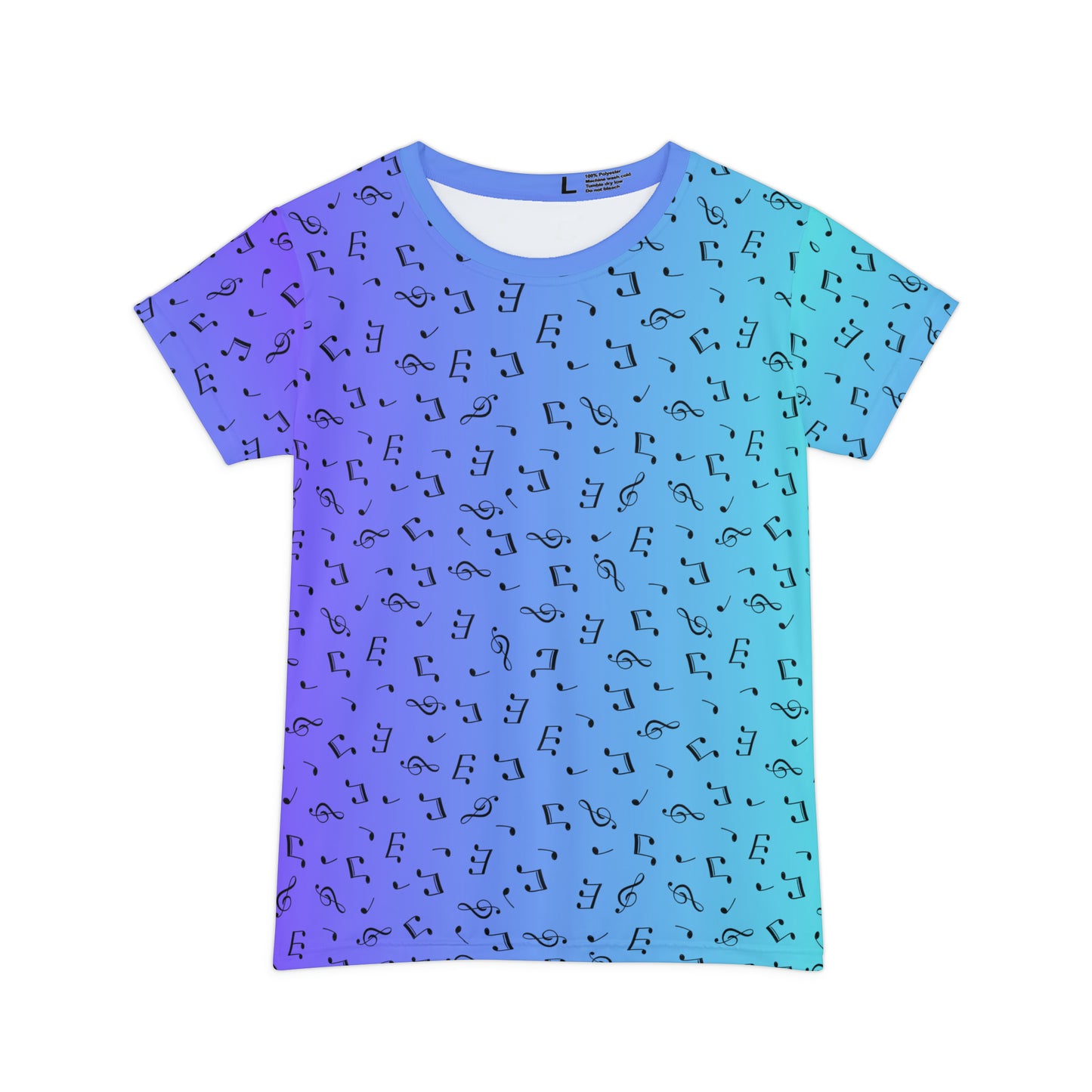 MUSIC NOTES WOMEN'S TEE SHIRT