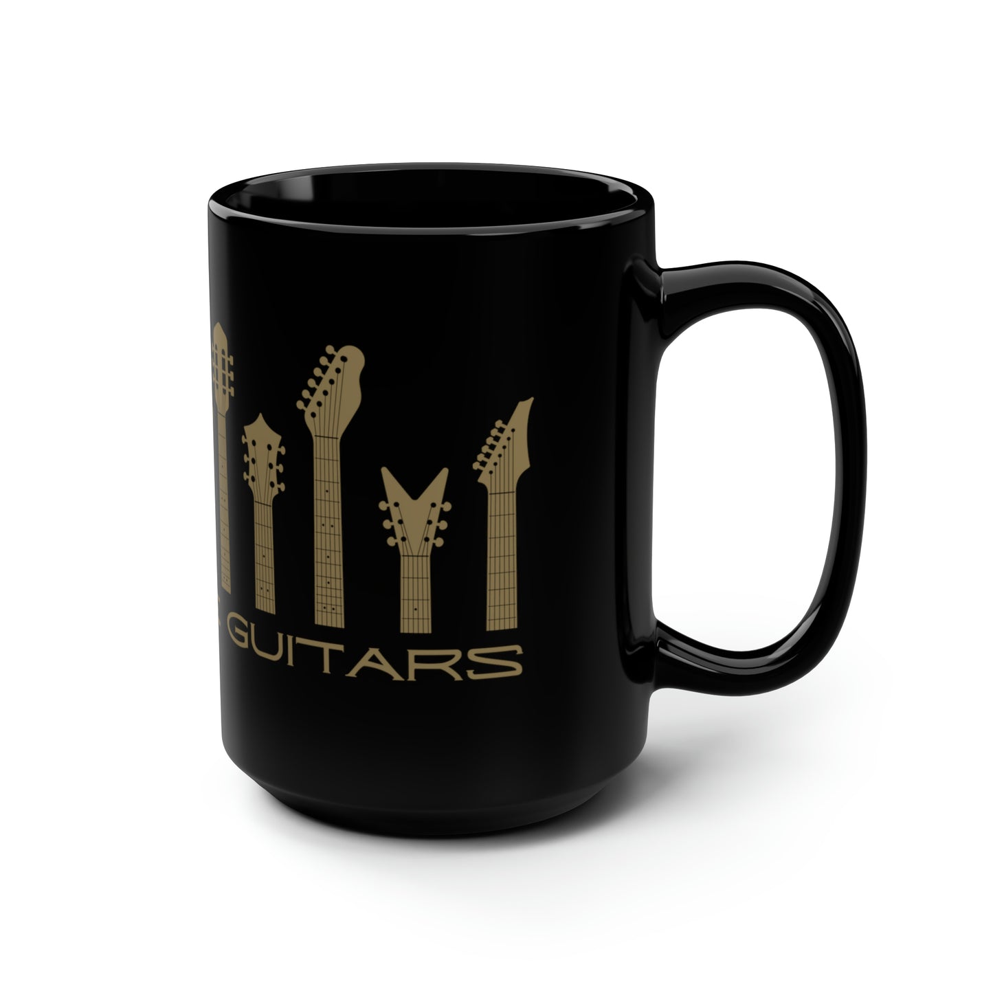 NEED MORE GUITARS BLACK MUG, 15oz