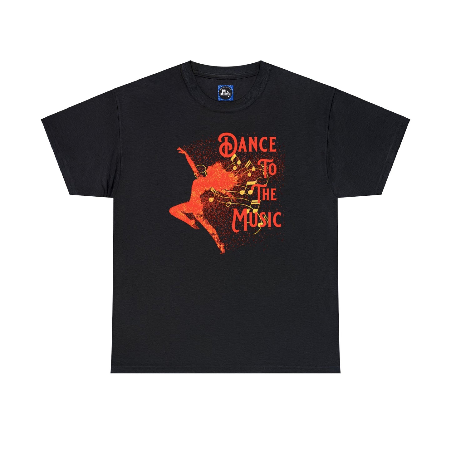 DANCE TO THE MUSIC (ORANGE) TEE SHIRT