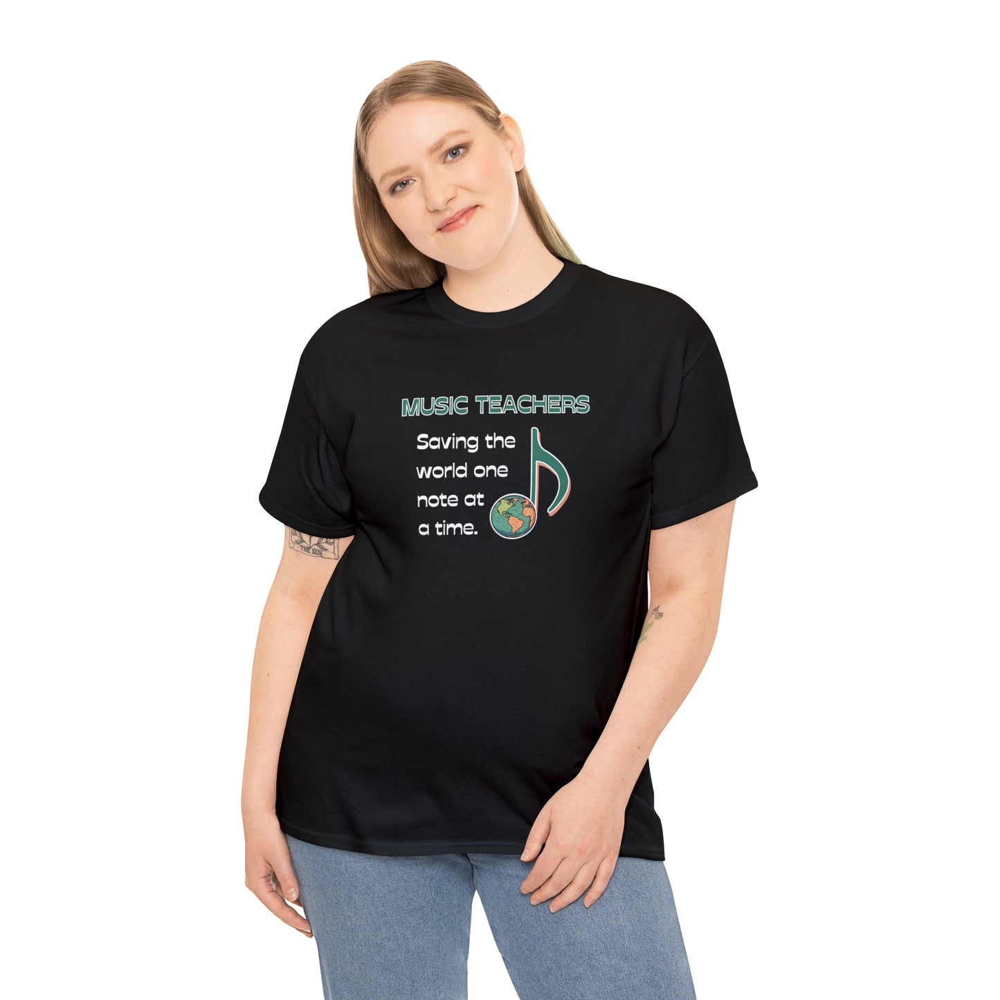 MUSIC TEACHERS SAVE THE WORLD TEE SHIRT