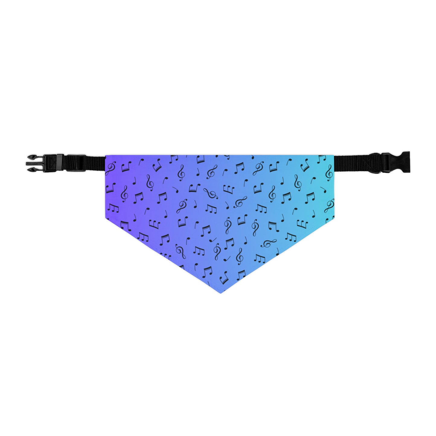 MUSIC NOTES PET BANDANA COLLAR