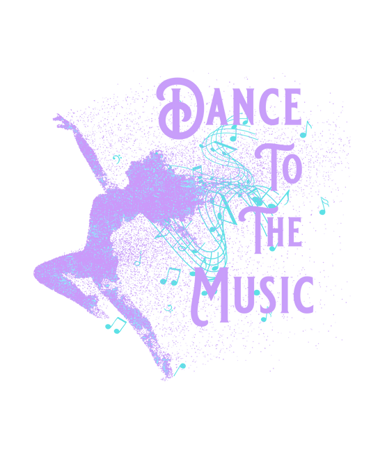 DANCE TO THE MUSIC (LAVENDER) TEE SHIRT