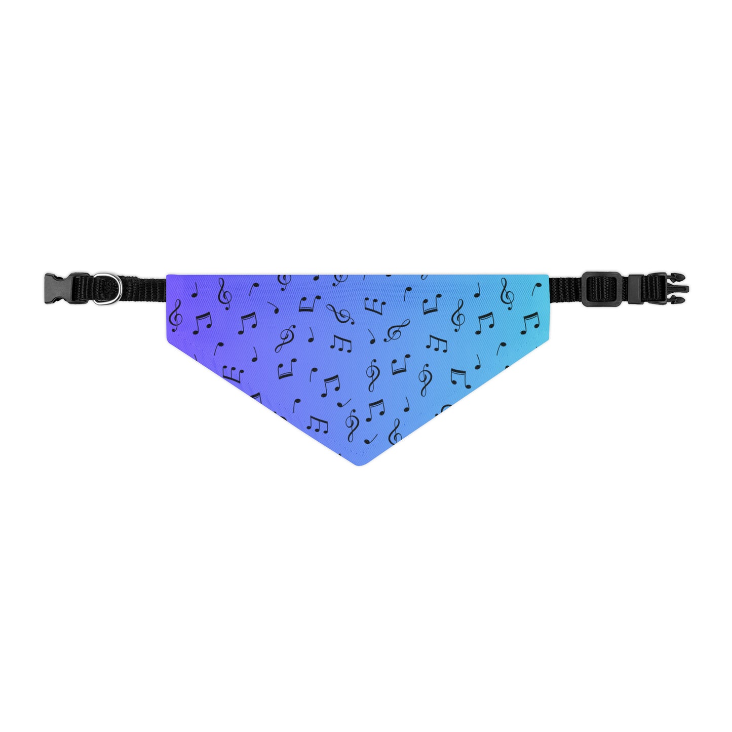 MUSIC NOTES PET BANDANA COLLAR