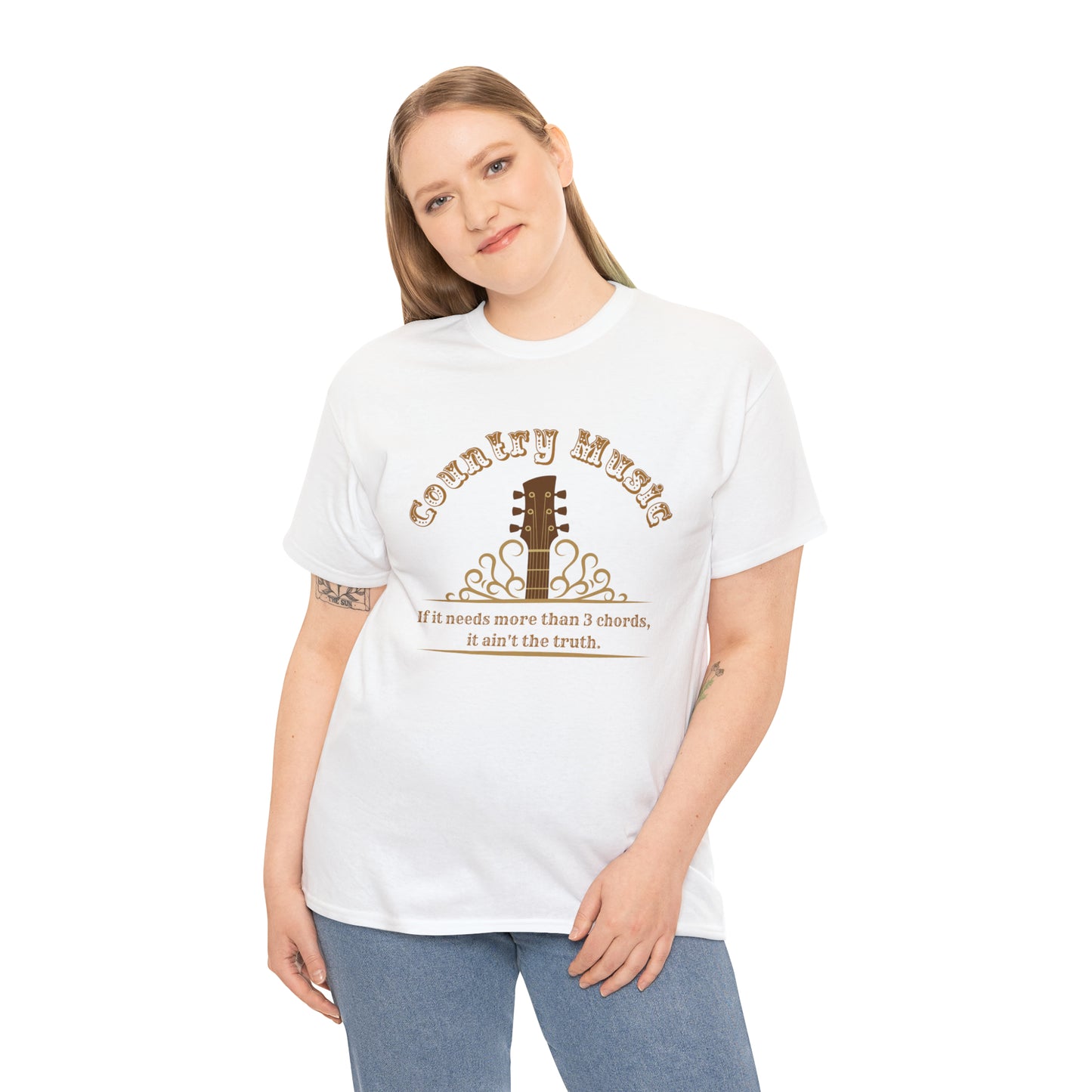 COUNTRY MUSIC - THREE CHORDS AND THE TRUTH TEE SHIRT