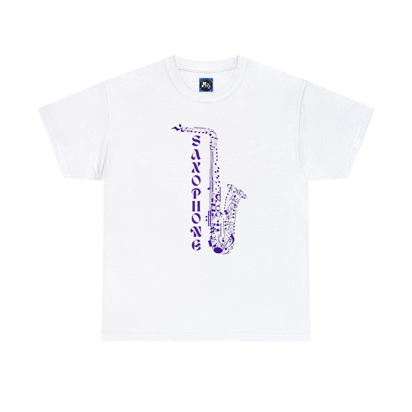 PURPLE SAXOPHONE TEE SHIRT