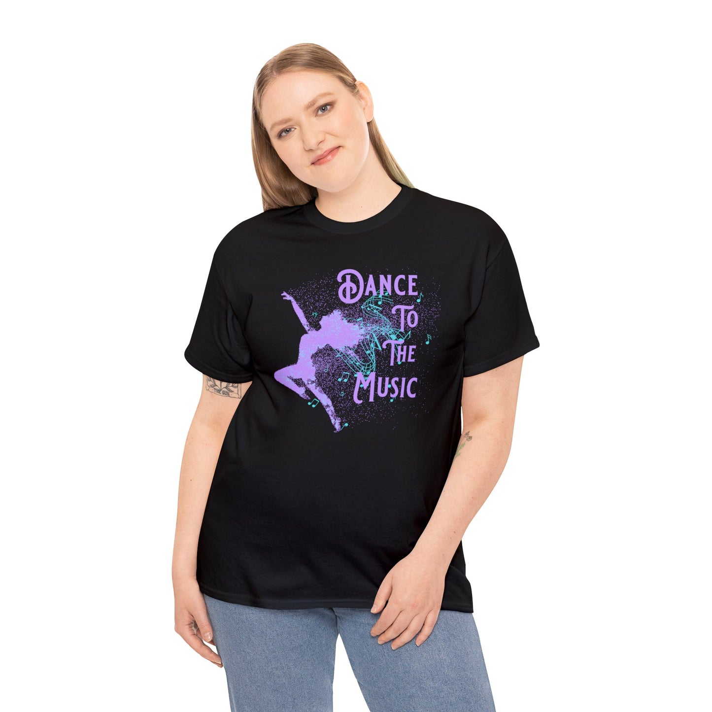 DANCE TO THE MUSIC (LAVENDER) TEE SHIRT